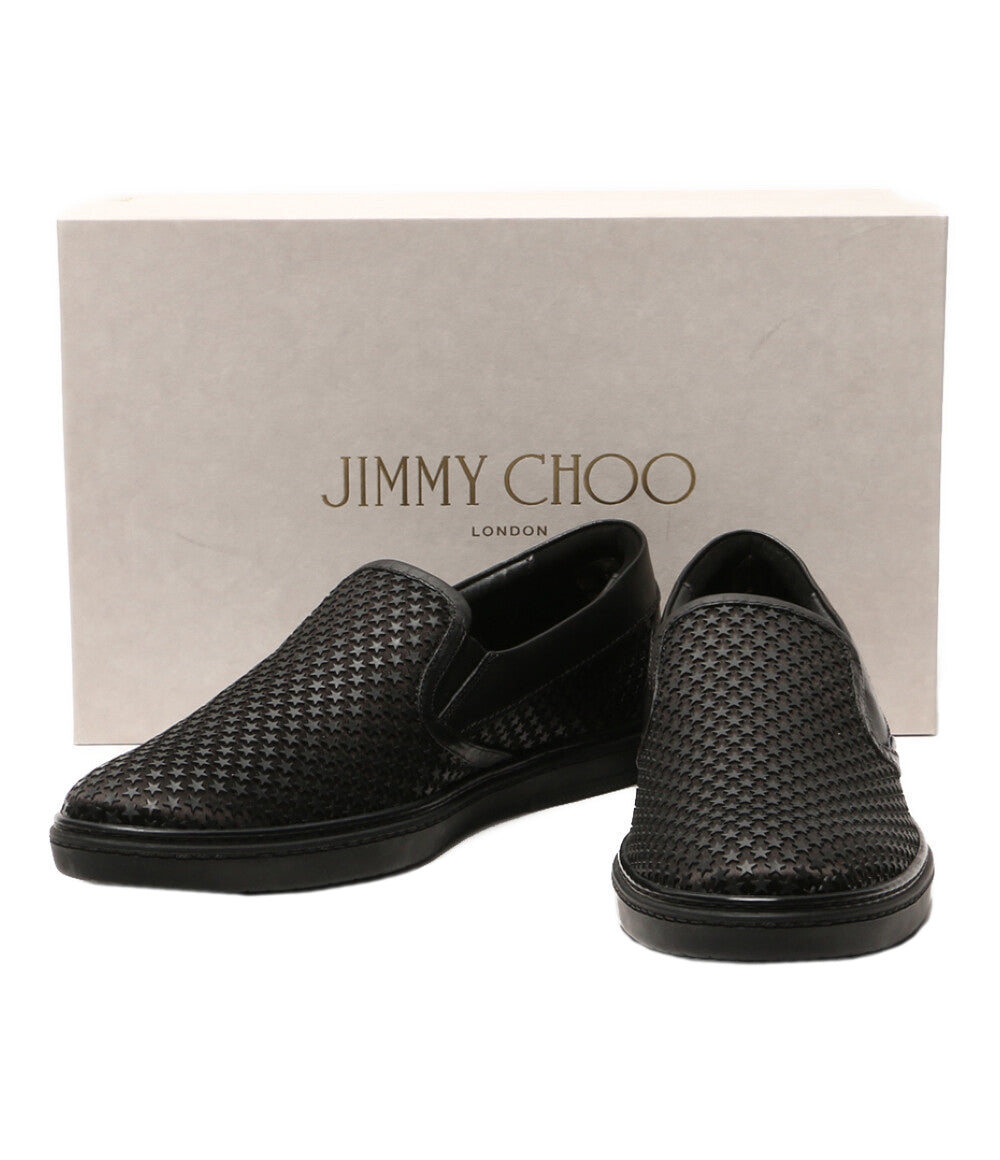 美品 JIMMY CHOO GROVE ラバースタースリッポン メンズ SIZE 44 ジミーチュウ
