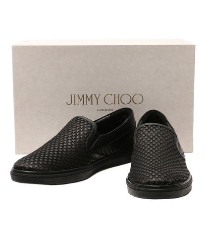 美品 JIMMY CHOO GROVE ラバースタースリッポン メンズ SIZE 44 ジミーチュウ