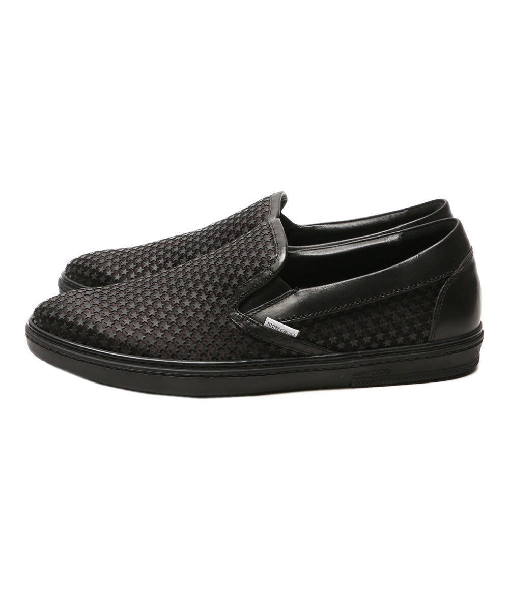 美品 JIMMY CHOO GROVE ラバースタースリッポン メンズ SIZE 44 ジミー 