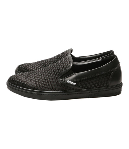 美品 JIMMY CHOO GROVE ラバースタースリッポン メンズ SIZE 44 ジミーチュウ