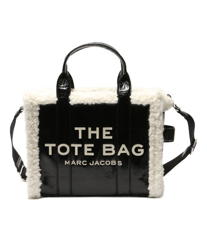 美品 MARC JACOBS トートバッグ クリンクルレザー ストラップ付 レディース マークジェイコブス