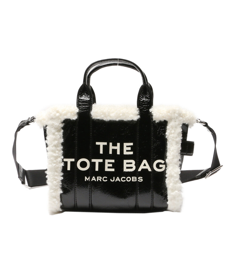 美品 MARC JACOBS トートバッグ クリンクルレザー H071L01RE21-005 レディース マークジェイコブス