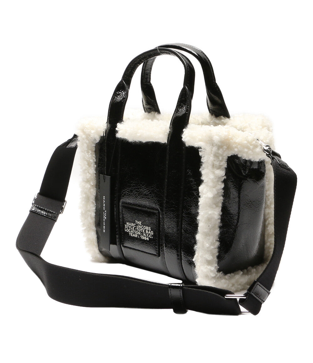 美品 MARC JACOBS トートバッグ クリンクルレザー H071L01RE21-005 レディース マークジェイコブス