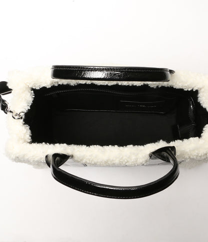 美品 MARC JACOBS トートバッグ クリンクルレザー ストラップ付 レディース マークジェイコブス