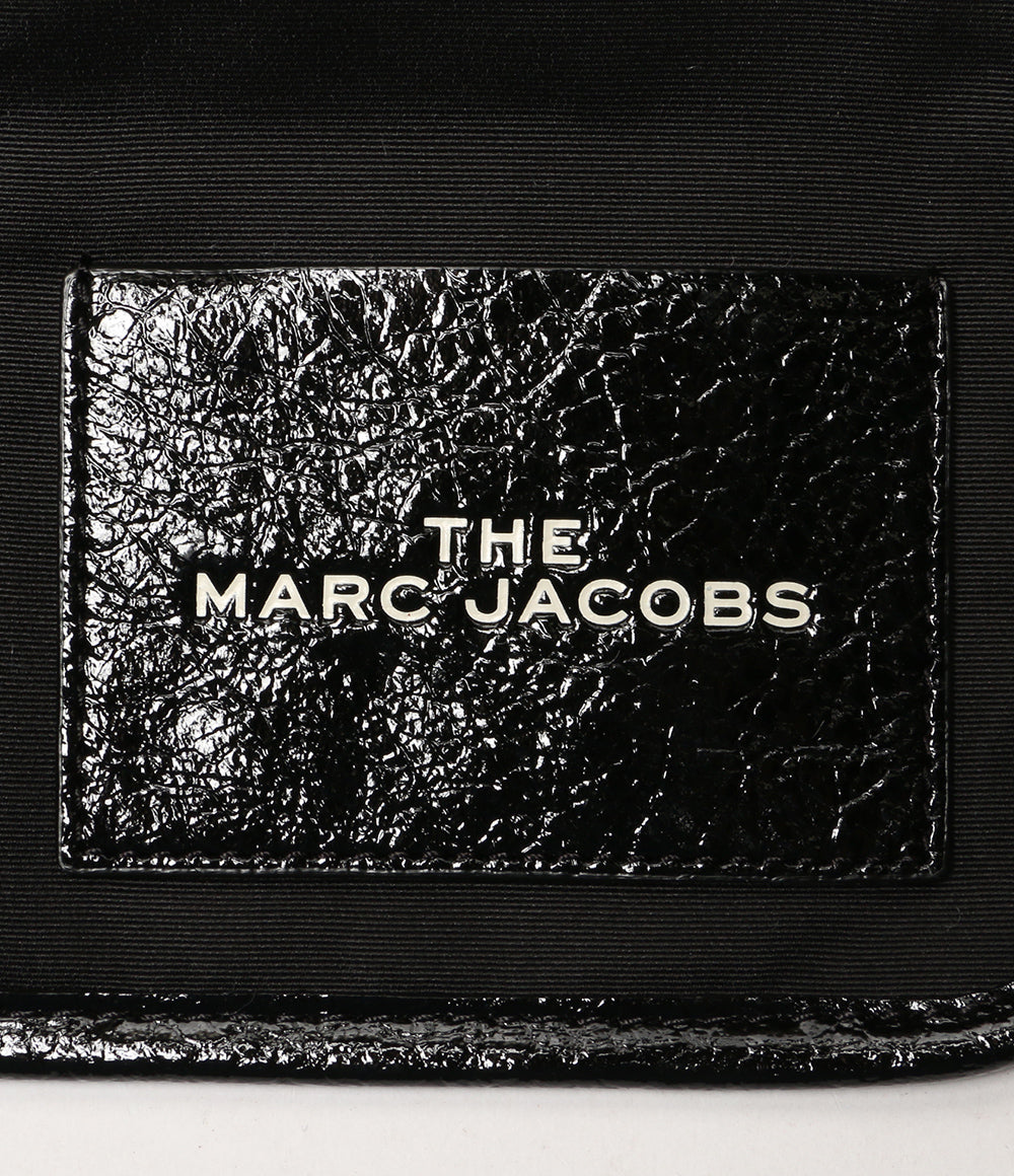美品 MARC JACOBS トートバッグ クリンクルレザー ストラップ付 レディース マークジェイコブス