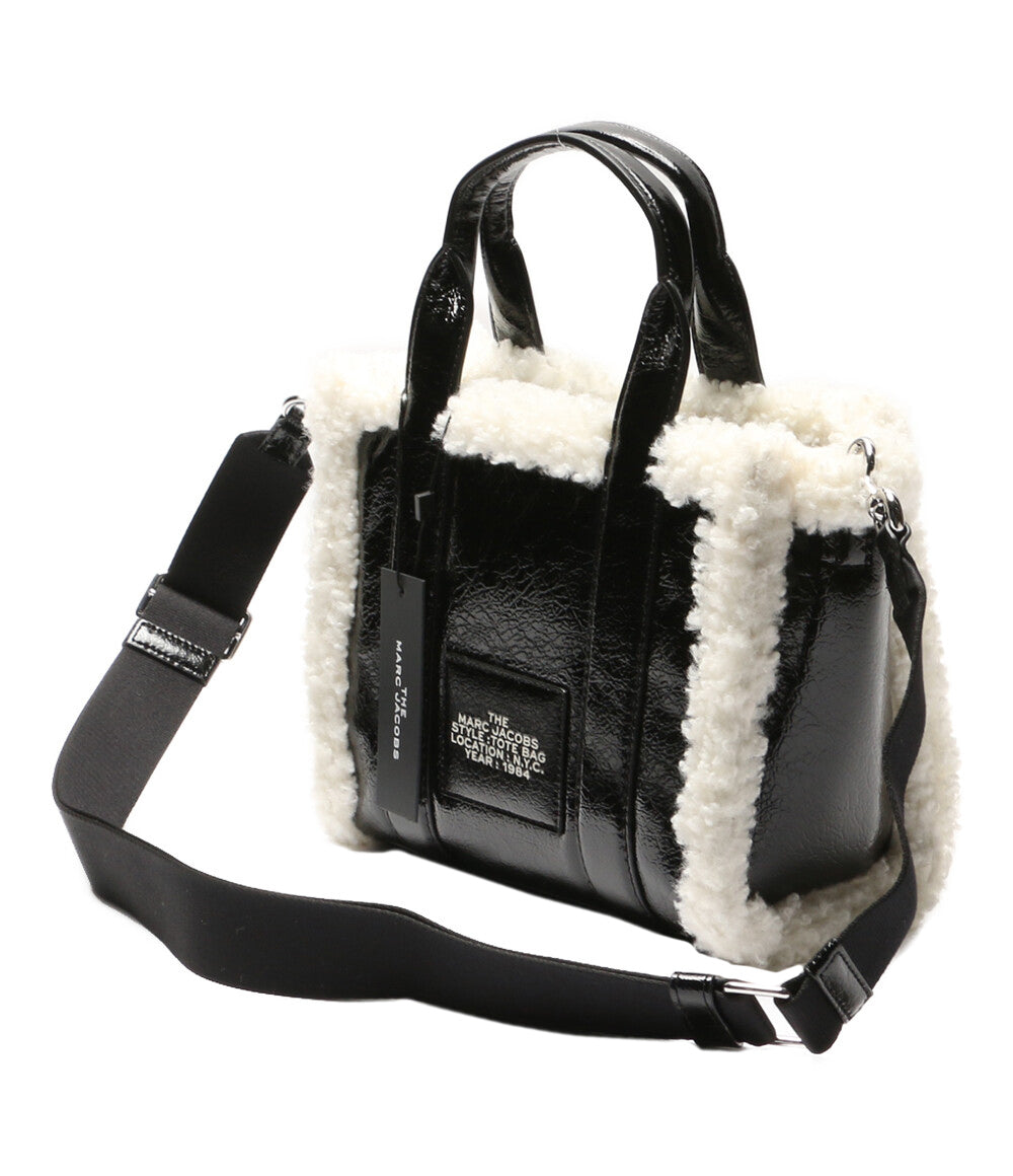 美品 MARC JACOBS トートバッグ クリンクルレザー トート レディース マークジェイコブス