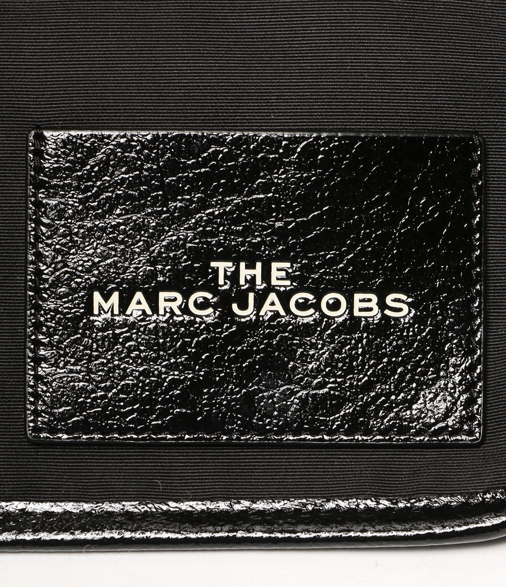 美品 MARC JACOBS トートバッグ クリンクルレザー ストラップ付 レディース マークジェイコブス
