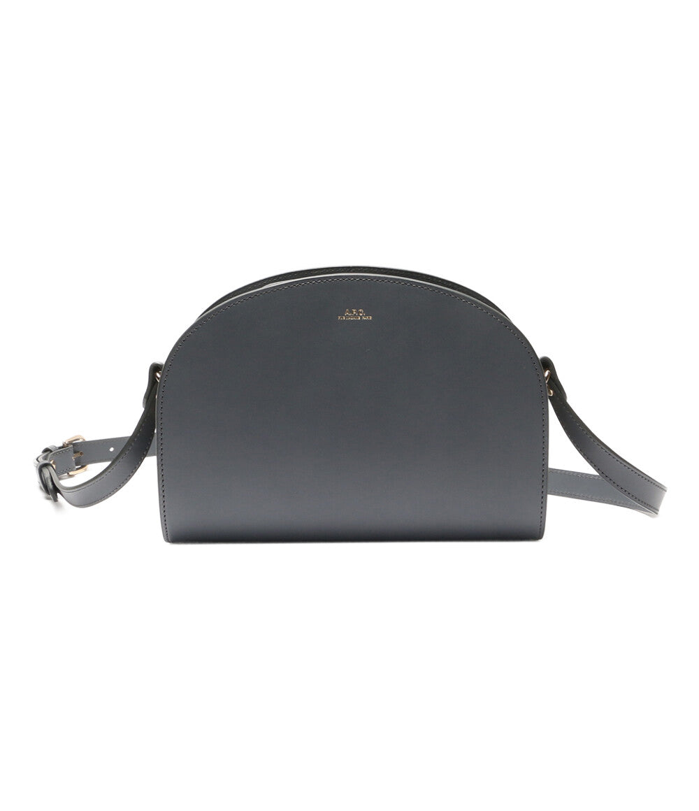 美品 A.P.C. ショルダーバッグ sac demi lune PXAWV F61048 LAH レディース アーペーセー