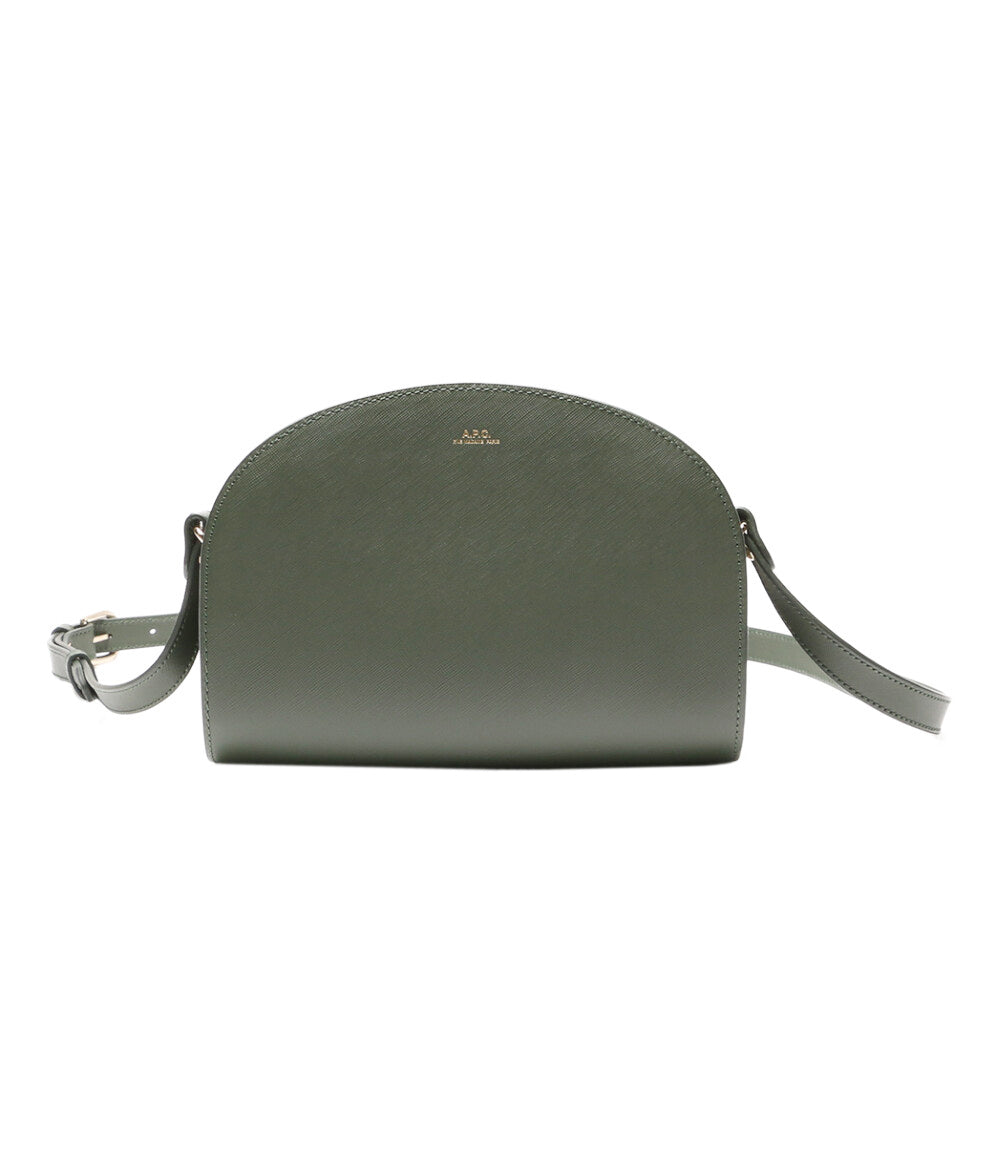 美品 A.P.C. ショルダーバッグ sac demi lune PXBJQ-F61048 KAA レディース アーペーセー