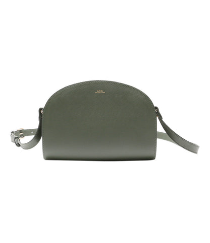 美品 A.P.C. ショルダーバッグ sac demi lune PXBJQ-F61048 KAA レディース アーペーセー