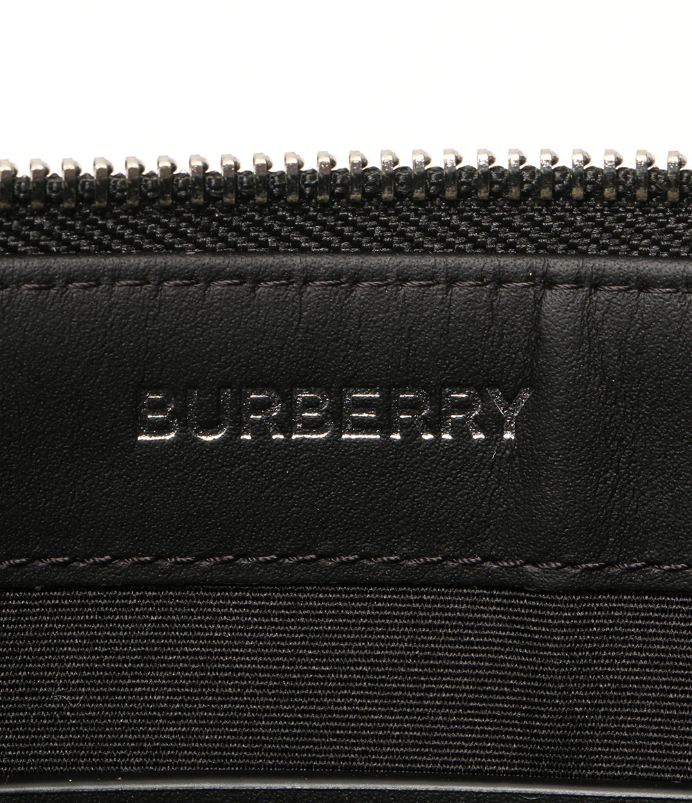 美品 BURBERRY セカンドバッグ 8022559 ロゴグラフィック ジップポーチ メンズ バーバリー