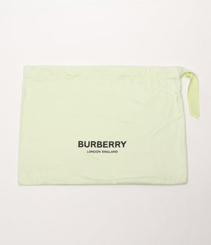 美品 BURBERRY セカンドバッグ 8022559 ロゴグラフィック ジップポーチ メンズ バーバリー