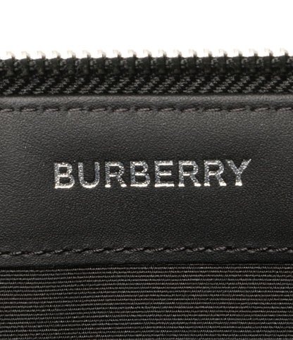 バーバリー 美品 セカンドバッグ 8022559 ロゴグラフィック ジップポーチ メンズ BURBERRY