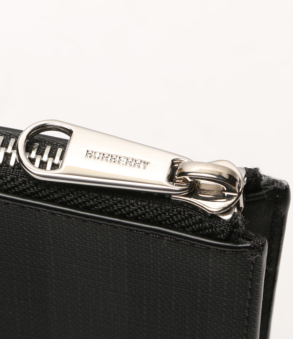 バーバリー 美品 セカンドバッグ 8022559 ロゴグラフィック ジップポーチ メンズ BURBERRY