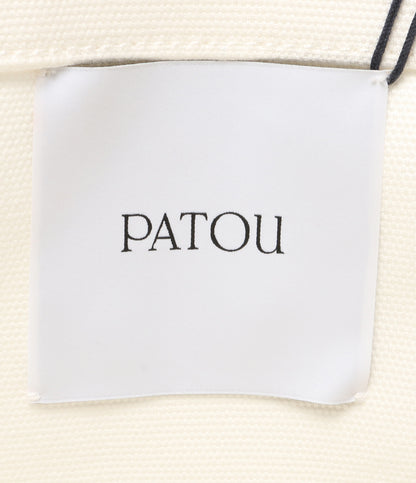 美品 PATOU パトゥ ラージトートバッグ ロゴ 2WAY オーガニックコットン AC0240076090C レディース