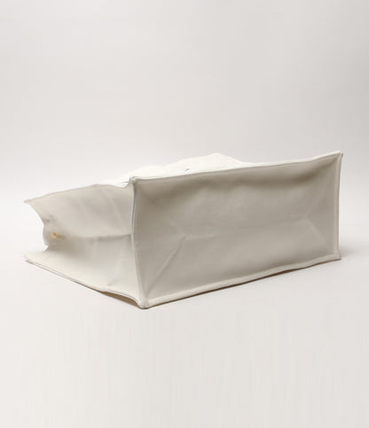美品 PATOU パトゥ ラージトートバッグ ロゴ 2WAY オーガニックコットン AC0240076090C レディース