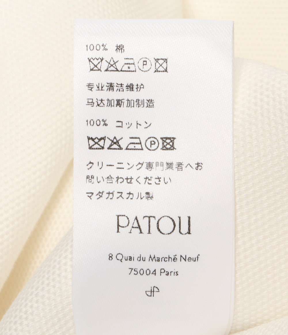 美品 PATOU パトゥ ラージトートバッグ ロゴ 2WAY オーガニックコットン AC0240076090C レディース