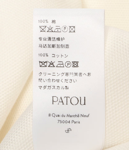 美品 PATOU パトゥ ラージトートバッグ ロゴ 2WAY オーガニックコットン AC0240076090C レディース