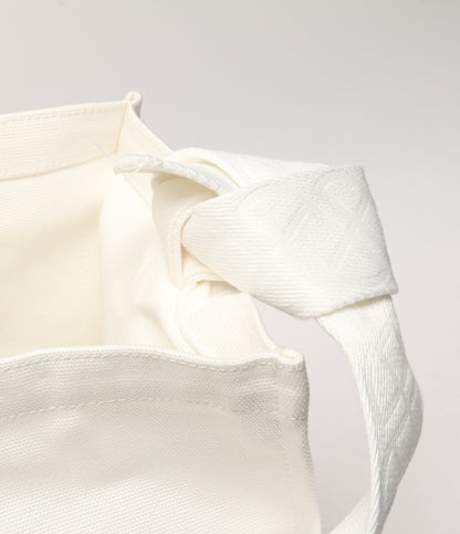 美品 PATOU パトゥ ラージトートバッグ ロゴ 2WAY オーガニックコットン AC0240076090C レディース