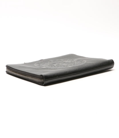 美品 BALMAIN セカンドバッグ RM1M000LMZM レザー クラッチバッグ メンズ バルマン