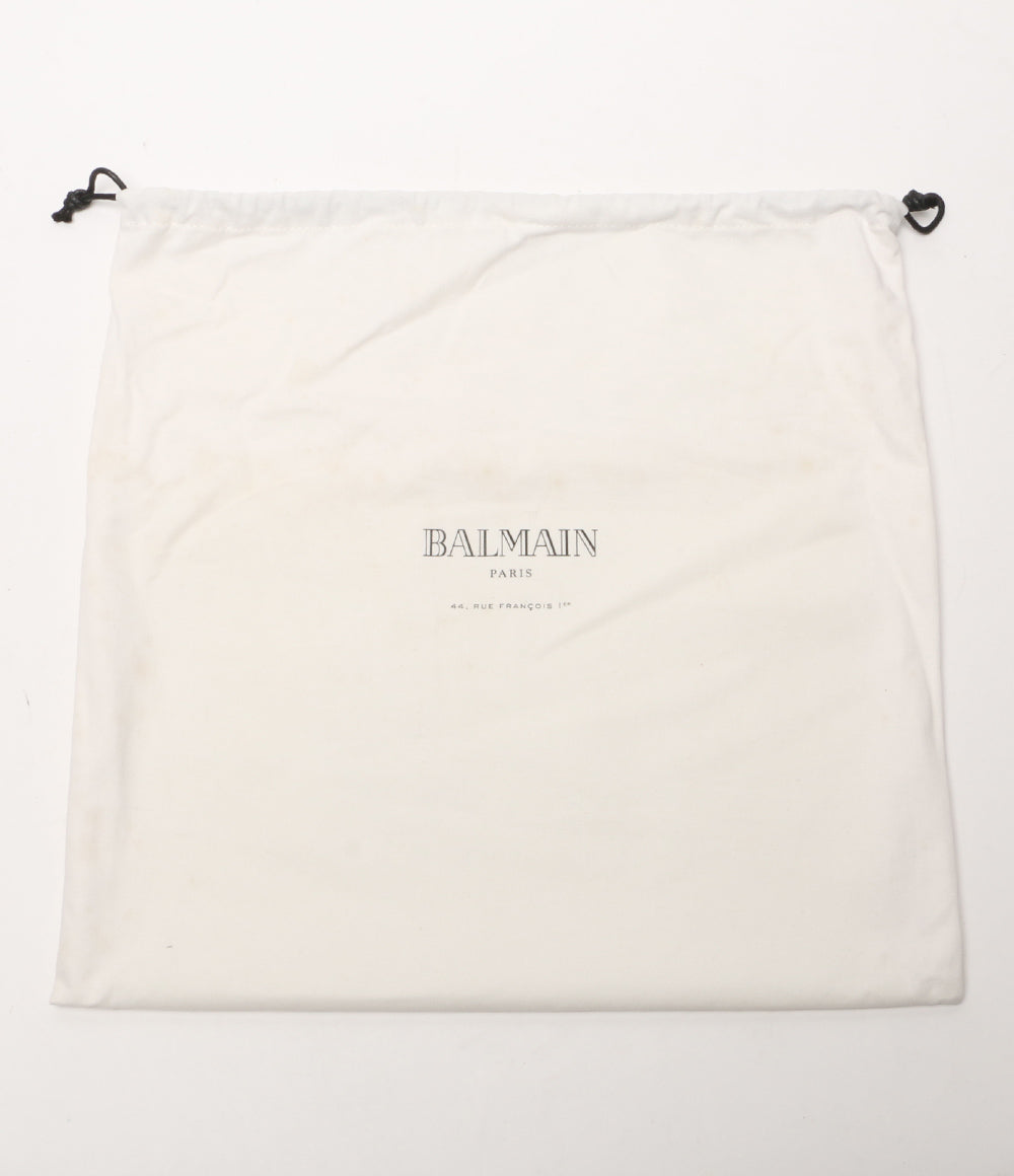 美品 BALMAIN セカンドバッグ RM1M000LMZM レザー クラッチバッグ メンズ バルマン