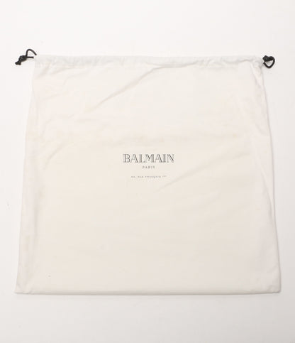 美品 BALMAIN セカンドバッグ RM1M000LMZM レザー クラッチバッグ メンズ バルマン