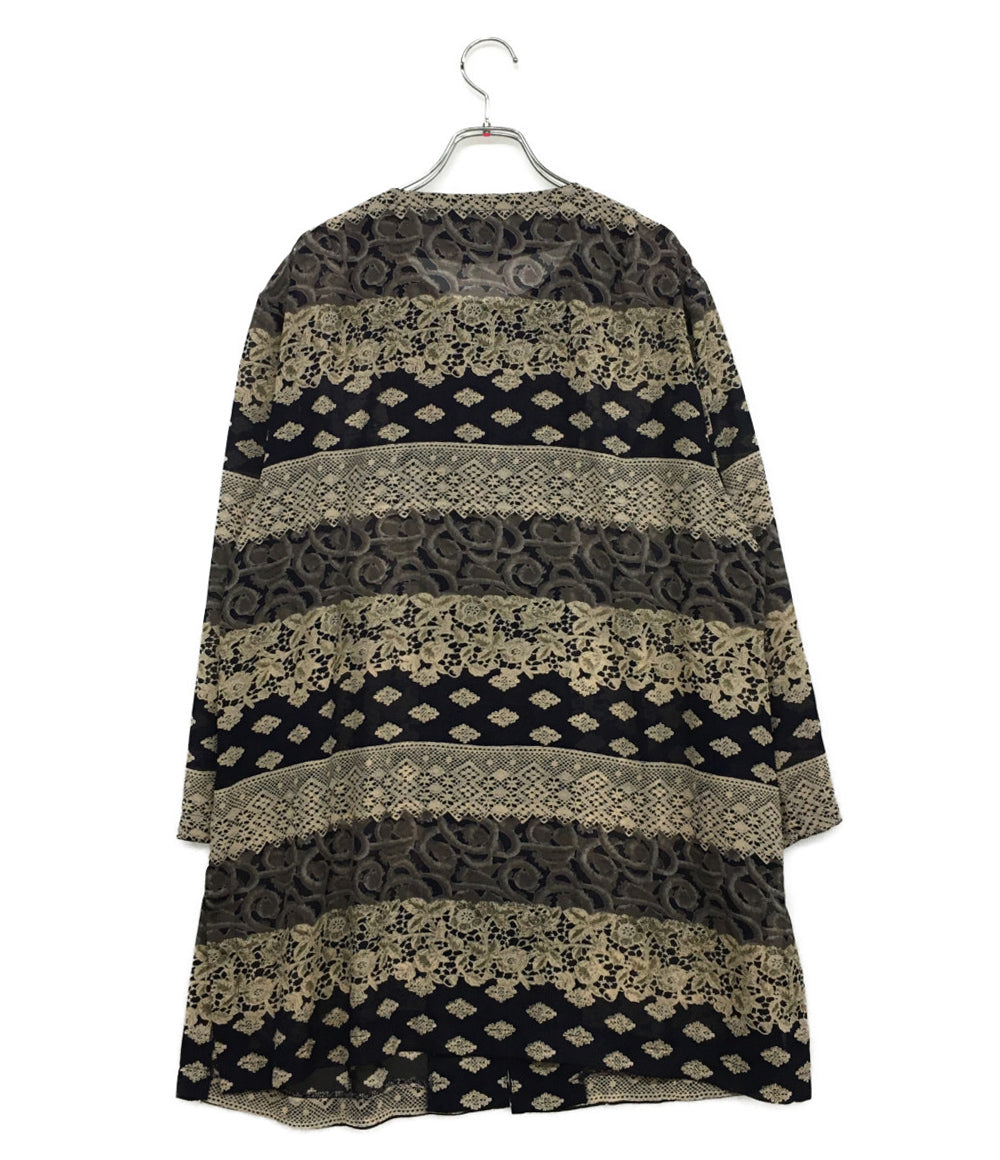 ジャンポールゴルチエフェム シャツ 総柄 ノーカラー レディース SIZE - Jean Paul GAULTIER FEMME