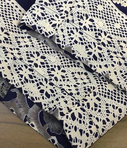 ジャンポールゴルチエフェム シャツ 総柄 ノーカラー レディース SIZE - Jean Paul GAULTIER FEMME