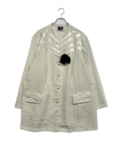 ジャンポールゴルチエフェム ノーカラージャケット タキシード レディース SIZE 46 Jean Paul GAUTIER FEMME