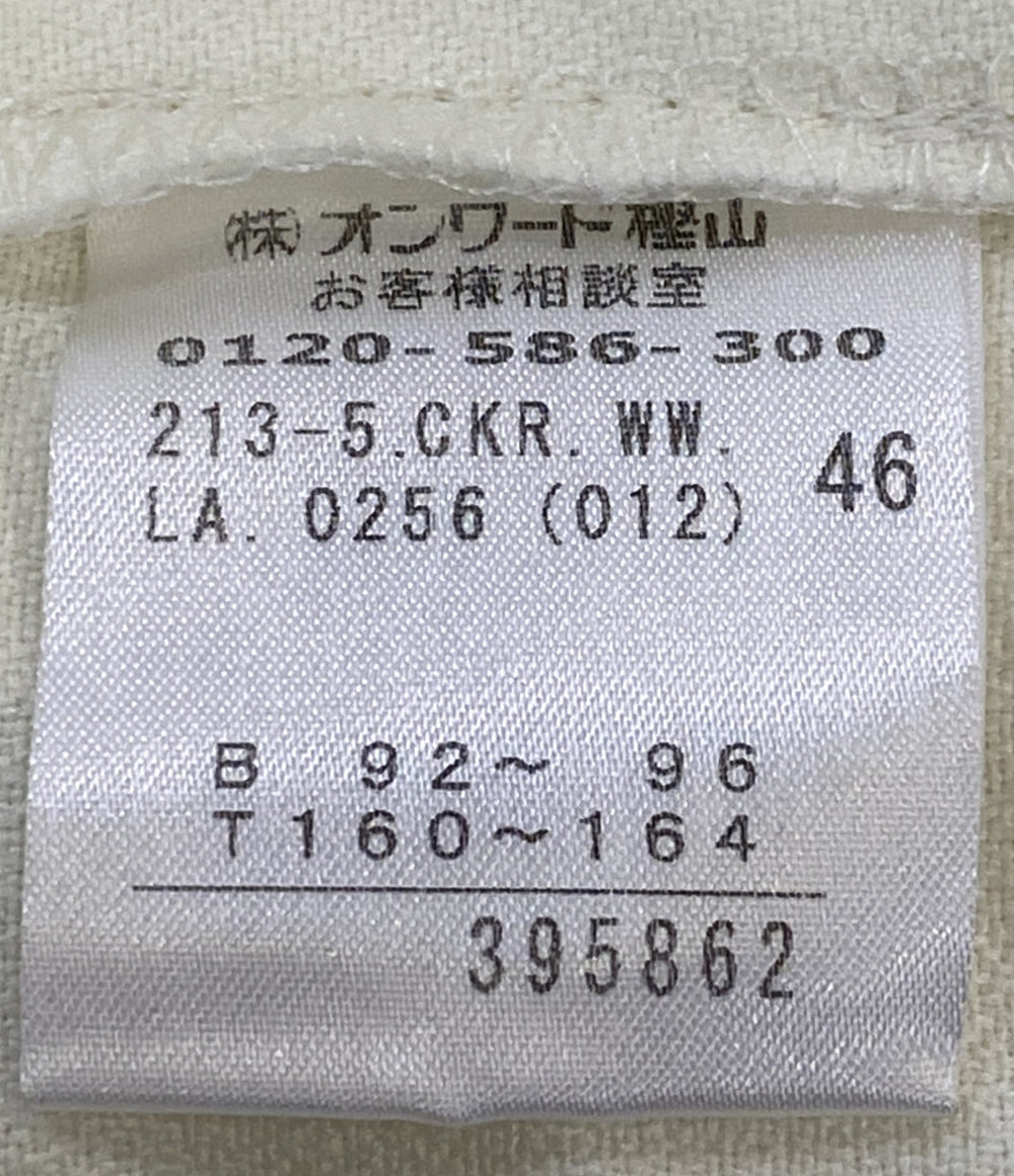 ジャンポールゴルチエフェム ノーカラージャケット タキシード レディース SIZE 46 Jean Paul GAUTIER FEMME
