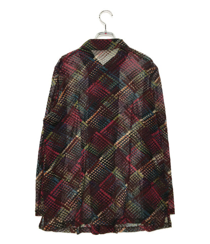 ジャンポールゴルチエオム 長袖シャツ 90s シースルー ドット総柄 メンズ SIZE 46 JEAN PAUL GAULTIER HOMME