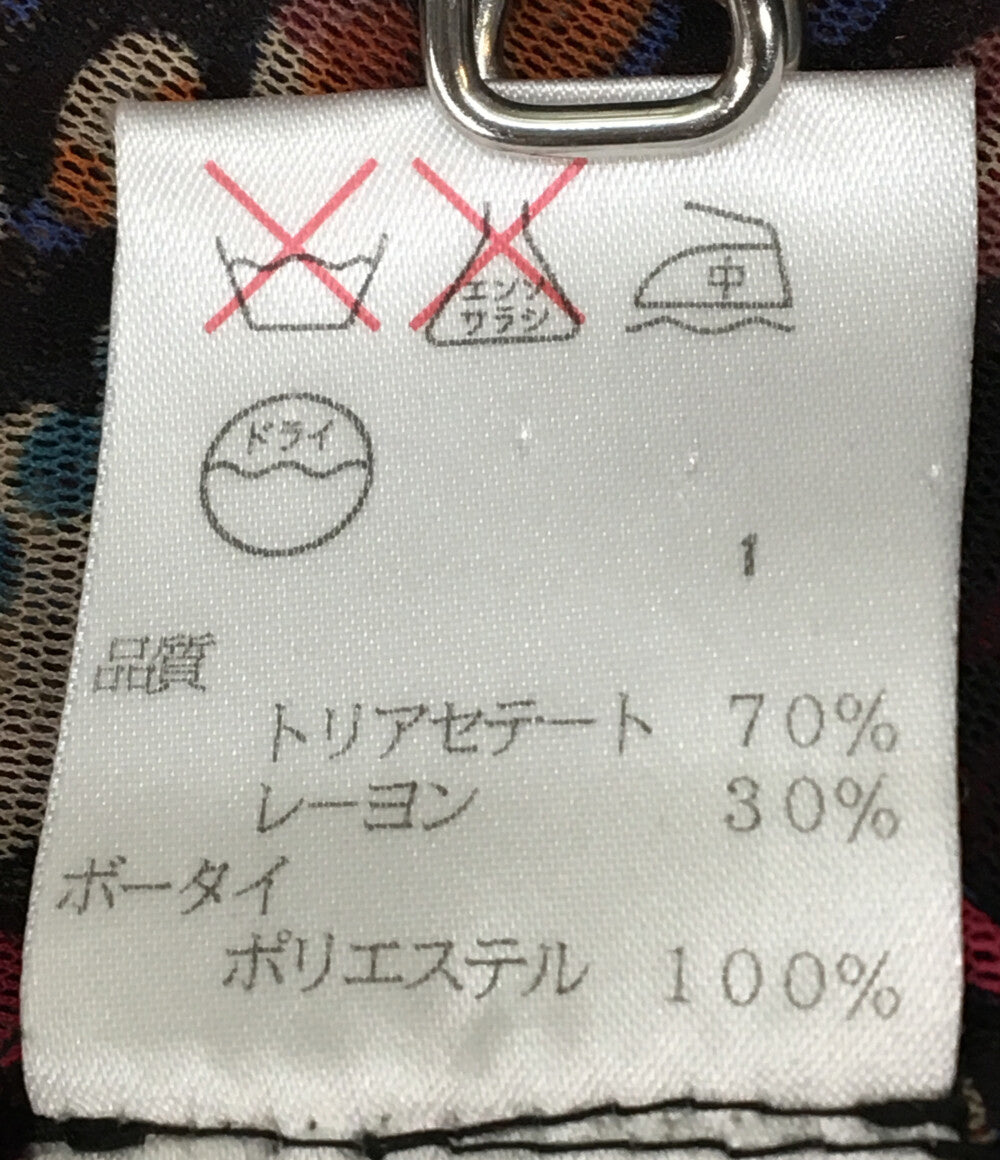 ジャンポールゴルチエオム 長袖シャツ 90s シースルー ドット総柄 メンズ SIZE 46 JEAN PAUL GAULTIER HOMME