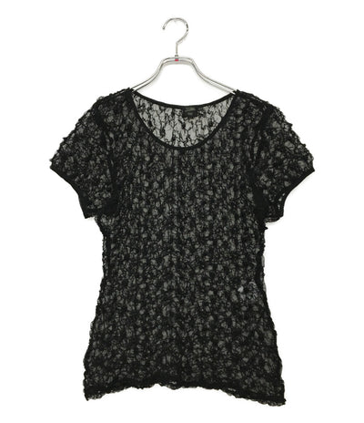 ジャンポール・ゴルチェ カットソー ブラック シアー レディース SIZE 40 Jean Paul GAULTIER FEMME