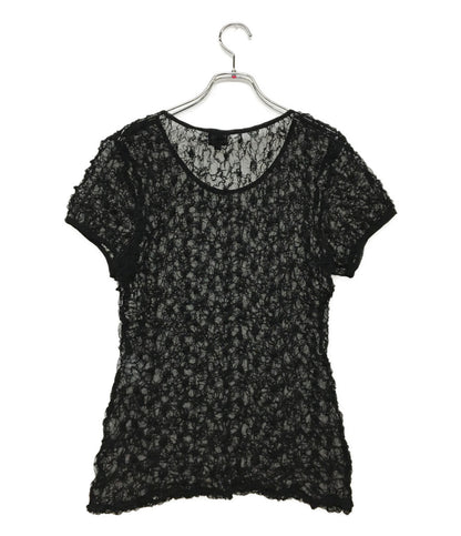 ジャンポール・ゴルチェ カットソー ブラック シアー レディース SIZE 40 Jean Paul GAULTIER FEMME