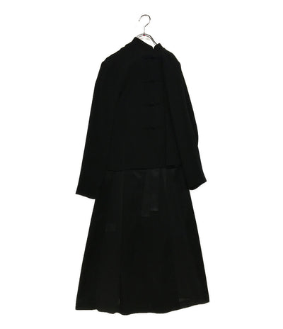 ジャケットワンピース GAULTIER2 チャイナボタン ドッキング ブラック レディース SIZE 40 Jean Paul GAULTIER