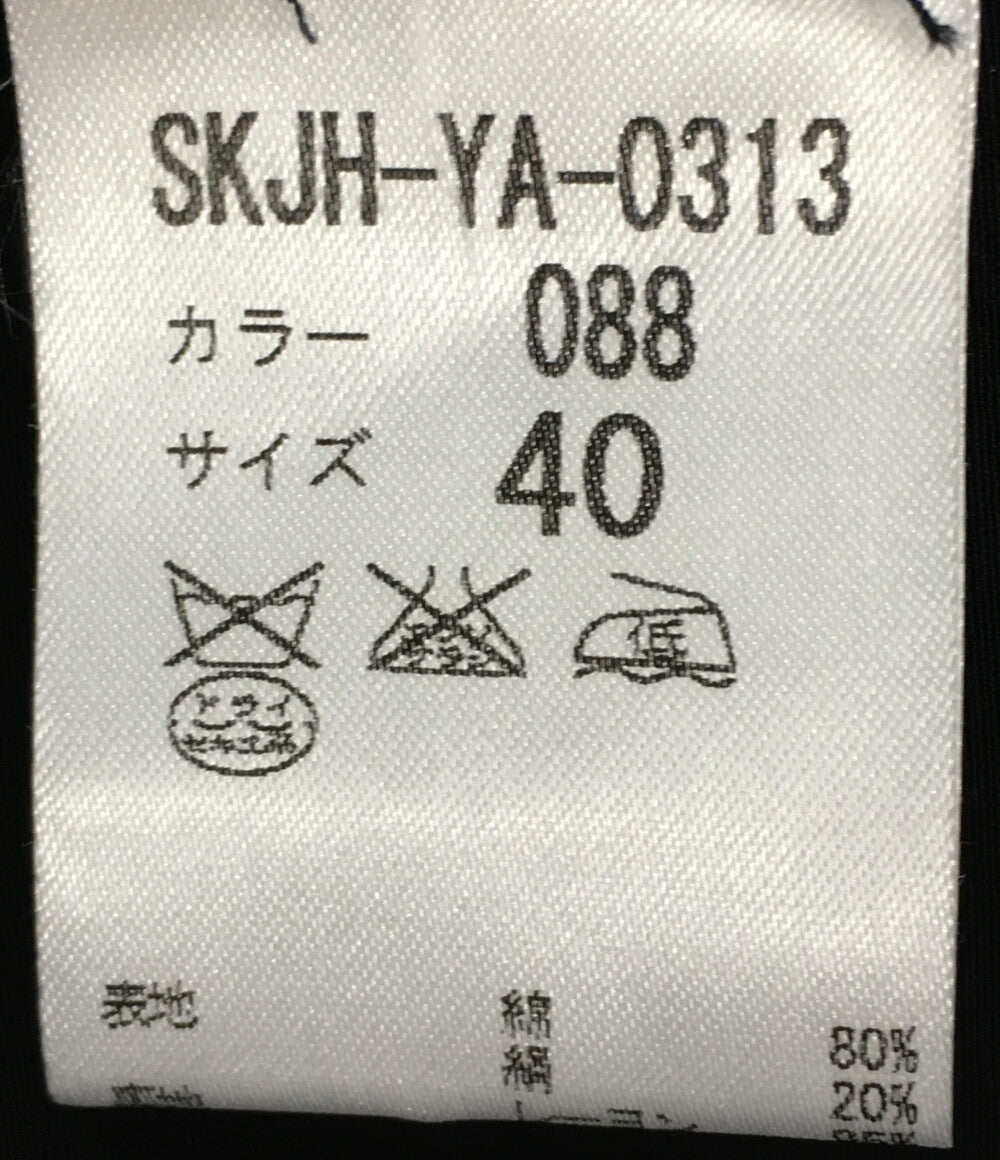 ジャケットワンピース GAULTIER2 チャイナボタン ドッキング ブラック レディース SIZE 40 Jean Paul GAULTIER