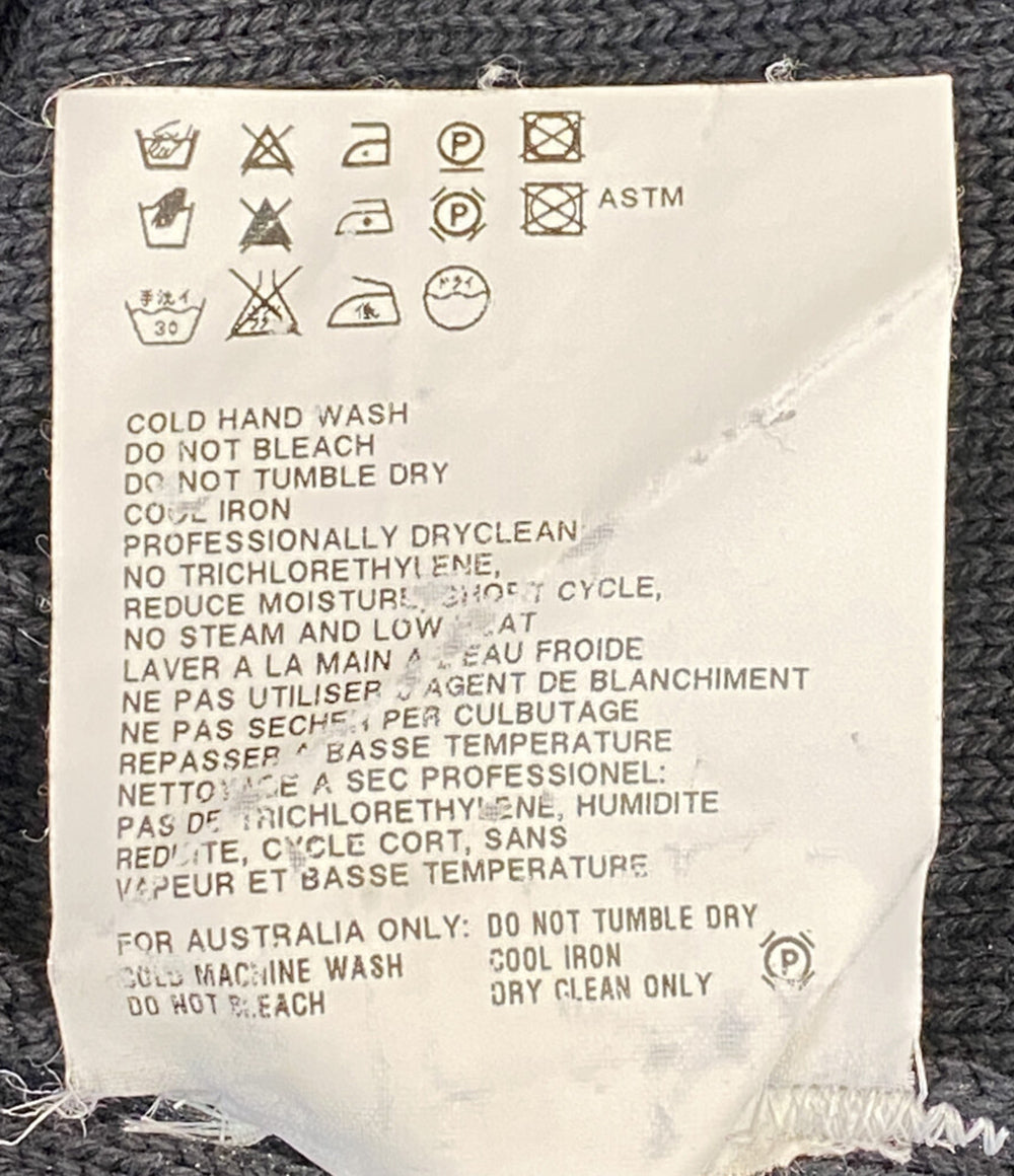 ジルサンダー ニット ダメージ加工 RAF期 グレー メンズ SIZE - Jil sander