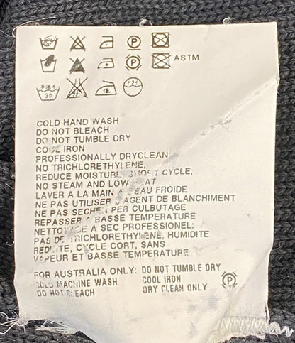 ジルサンダー ニット ダメージ加工 RAF期 グレー メンズ SIZE - Jil sander