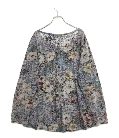 ジルサンダー 長袖Ｔシャツ カシミア シルク 柄 オールド 90s レディース SIZE - Jil sander