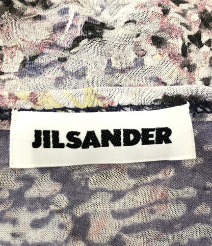 ジルサンダー 長袖Ｔシャツ カシミア シルク 柄 オールド 90s レディース SIZE - Jil sander