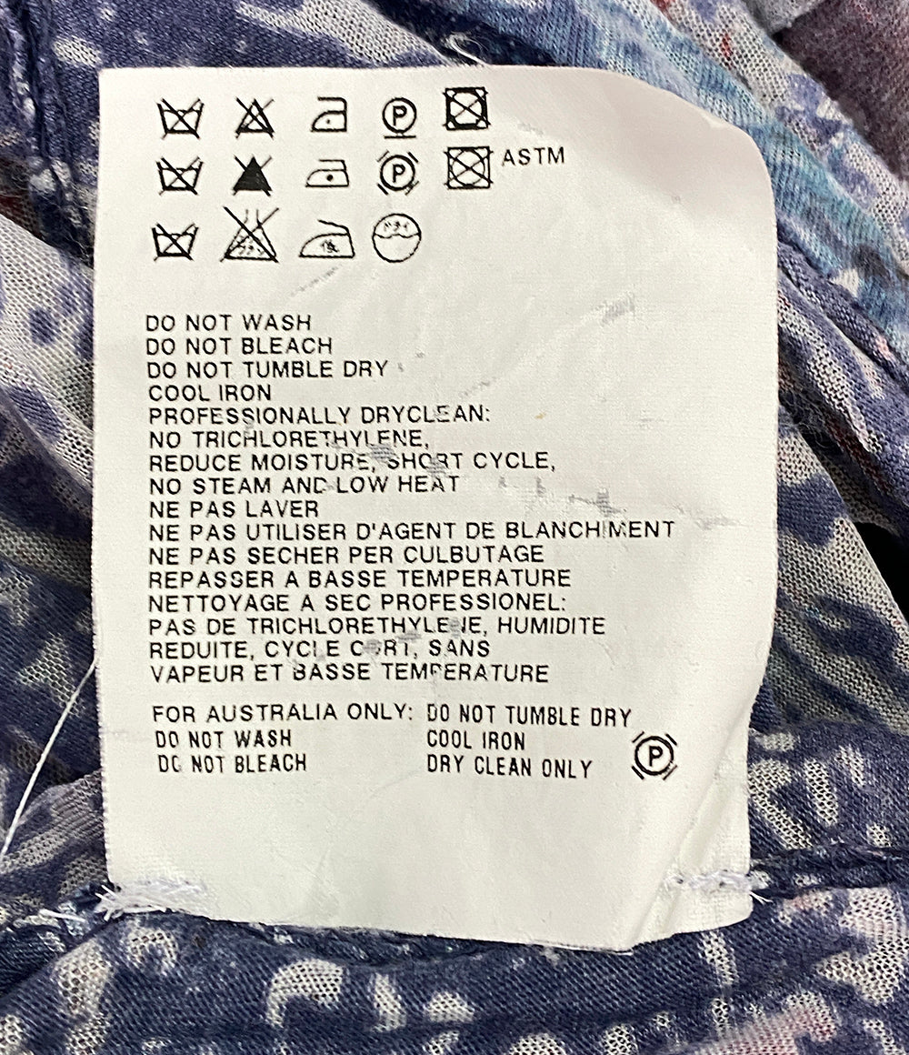 ジルサンダー 長袖Ｔシャツ カシミア シルク 柄 オールド 90s レディース SIZE - Jil sander