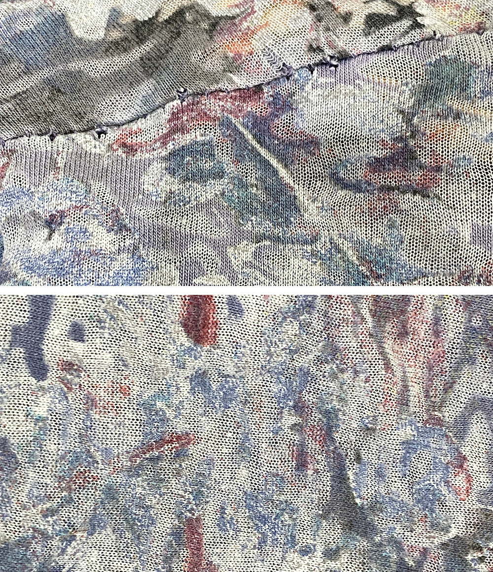 ジルサンダー 長袖Ｔシャツ カシミア シルク 柄 オールド 90s レディース SIZE - Jil sander