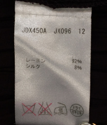ジルサンダー ブラウス フリル レーヨン シルク ボルドー レディース SIZE - Jil sander