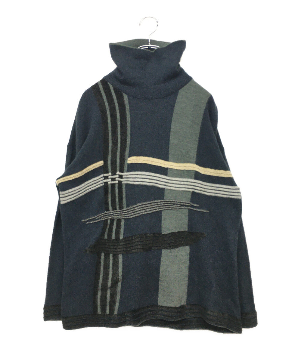 ドリスヴァンノッテン ニット 92年 初期モデル オールド パッチワーク メンズ SIZE 42 DRIES VAN NOTEN