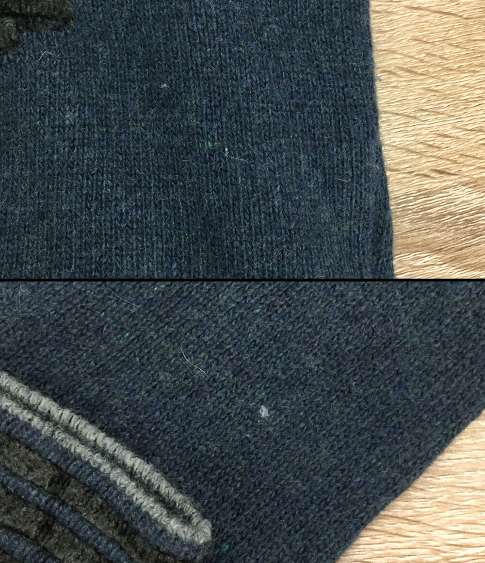 ドリスヴァンノッテン ニット 92年 初期モデル オールド パッチワーク メンズ SIZE 42 DRIES VAN NOTEN