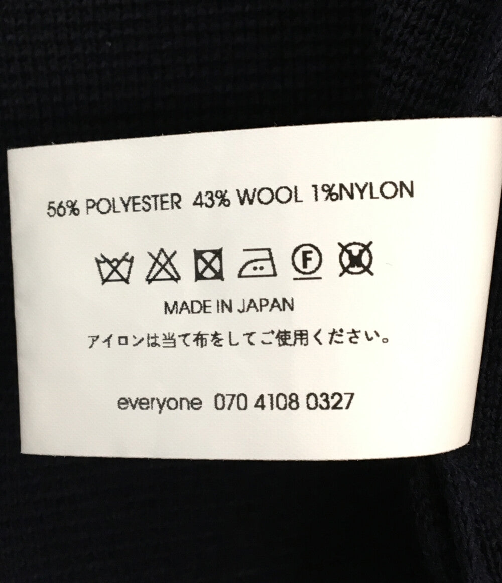 美品 everyone エブリワン ニット EV24-KT07 milano rib knit turtle sweater メンズ SIZE XL
