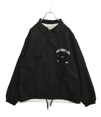 セヴシグ ジャケット Iimitation mesh S.F.O Coach Jacket JK-SV メンズ SIZE L SEVESKIG
