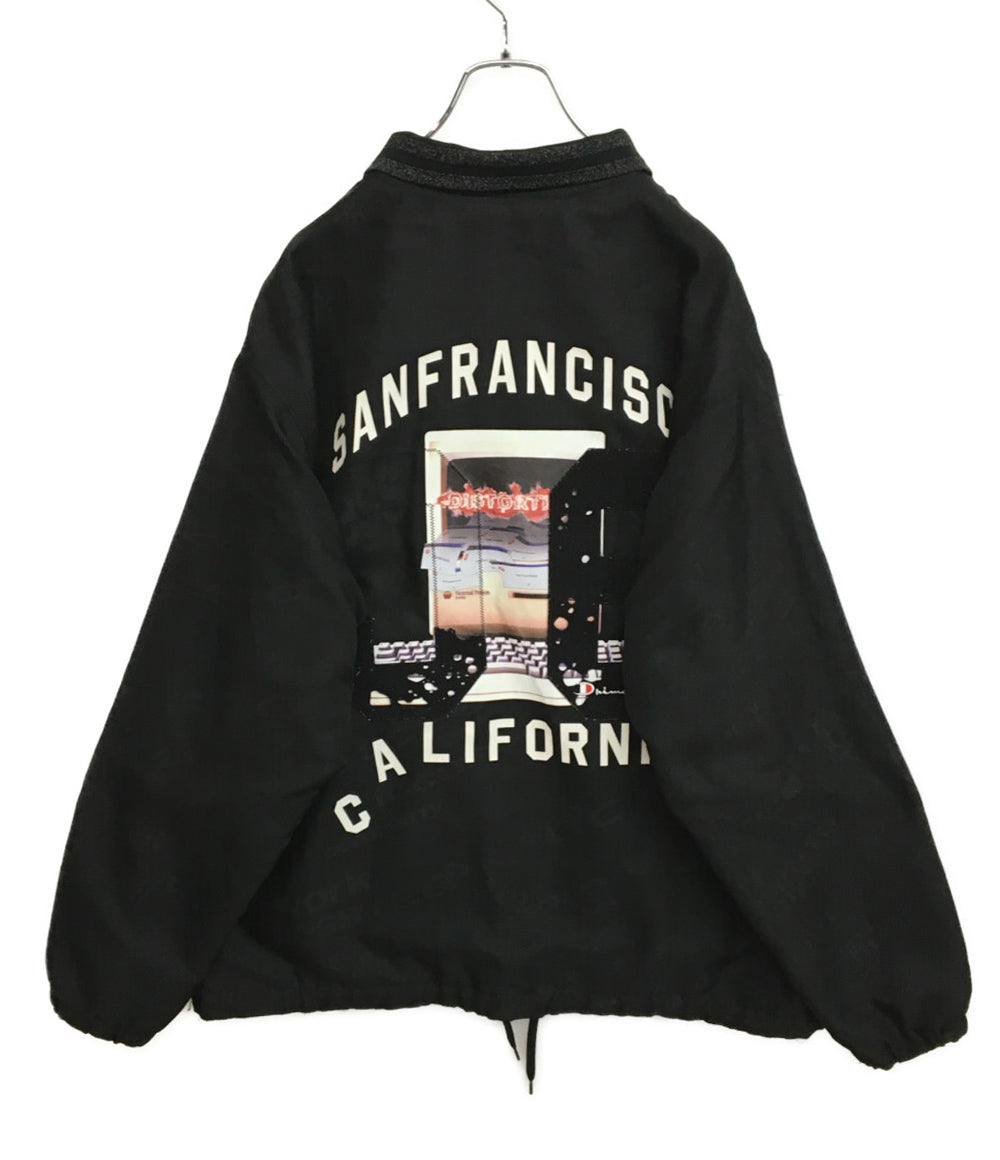 セヴシグ ジャケット Iimitation mesh S.F.O Coach Jacket JK-SV メンズ SIZE L SEVESKIG
