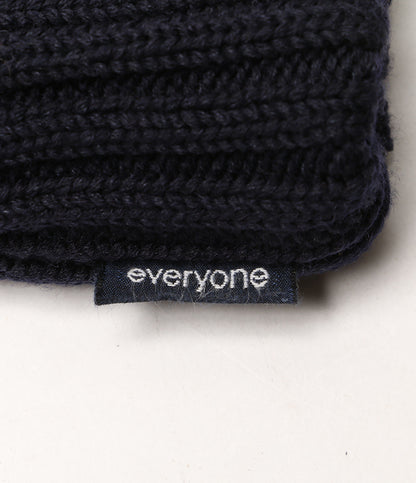エブリワン ニット帽 リブ ネイビー EV23-ACC10 メンズ SIZE F everyone