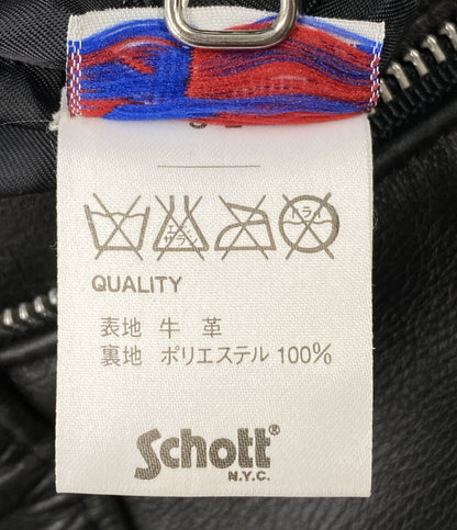 SCHOTT レザーパンツ DUROJAC アメリカ製 W32 メンズ SIZE 32 ショット